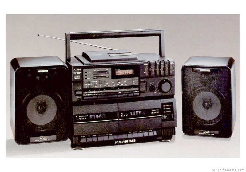 aiwa ca-dw7 portable component system